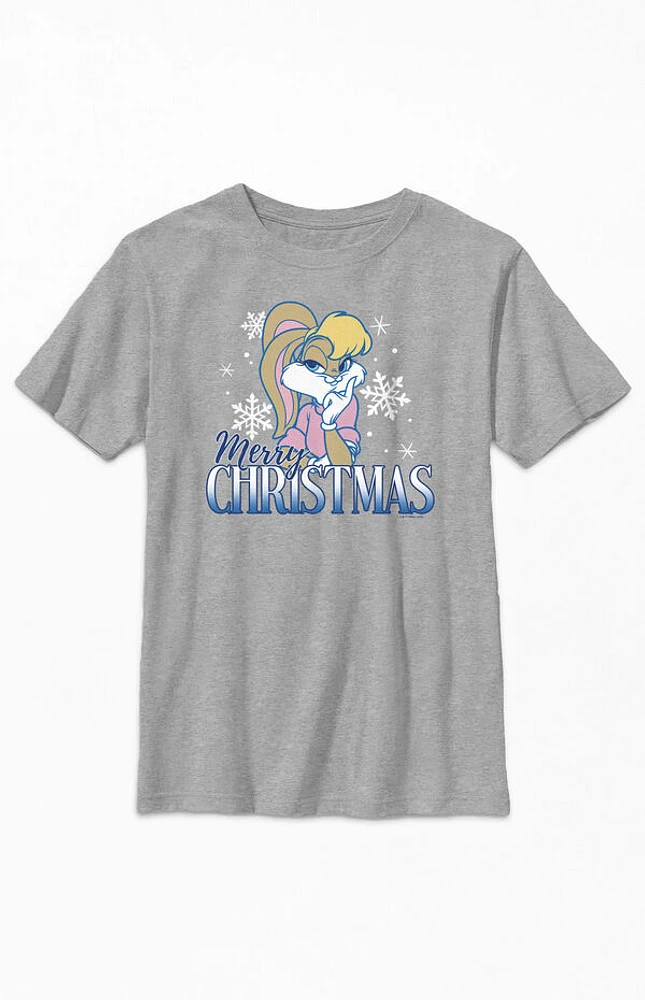 Kids Lola Bunny Merry Christmas T-Shirt