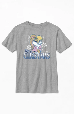 Kids Lola Bunny Merry Christmas T-Shirt