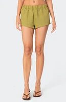 Edikted Arden Linen Look Shorts