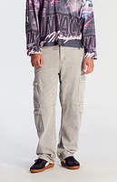 Pacsun Gray Baggy Cargo Jeans