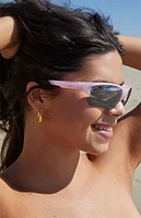 INDY Sunglasses x PacSun Pink Classic Sport Shield Sunglasses