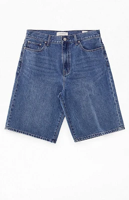Pacsun Dark Indigo Extreme Baggy Denim Shorts