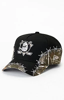 New Era Anaheim Ducks Camo Barbwire 9FORTY Snapback Hat