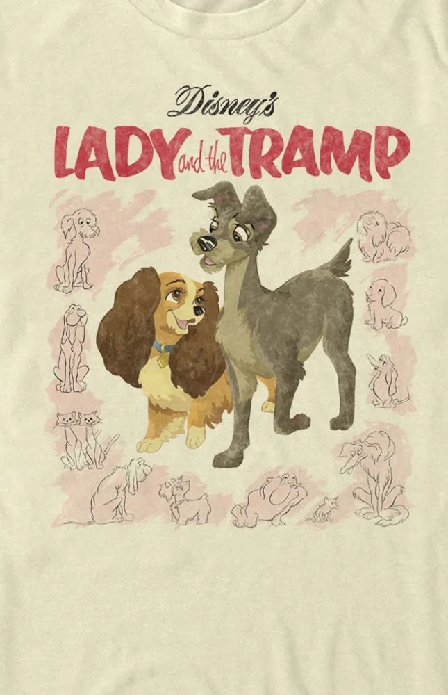 Vintage Lady And The Tramp T-Shirt