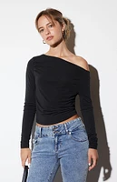 Contour Kaylae Asymmetrical Long Sleeve Top