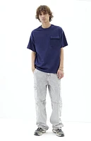 PacSun Gray Baggy Cargo Jeans