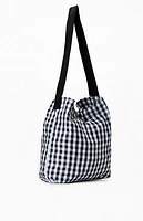 Pacsun Gingham Bow Tote Bag