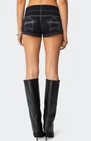 Edikted Yazi Star Micro Shorts