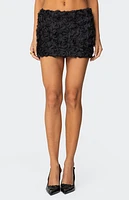 Edikted Nya Chiffon Flower Mini Skirt