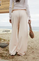 John Galt Pink Striped Anastasia Sweatpants