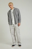 Pacsun Gray Baggy Cargo Pants