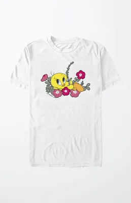 Floral Tweety Bird T-Shirt