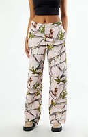 Pacsun Pink Camo Baggy Sweatpants