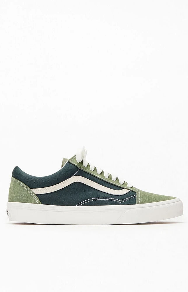 Vans Tri-Tone Green Old Skool Shoes