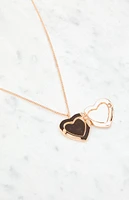 John Galt Gold Heart Locket Necklace