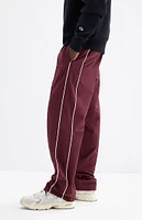 PacSun Maroon Baggy Track Pants