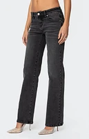 Edikted Shayna Low Rise Jeans