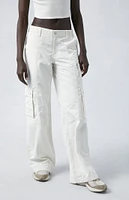 Low Rise Cargo Puddle Pants