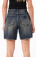 ABRAND Carrie High Waisted Relaxed Denim Shorts