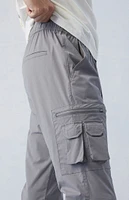Eco Stretch Gray Slim Cargo Pants