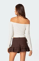 Edikted Rosanne Off The Shoulder Top