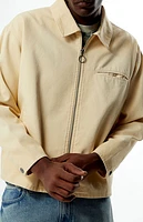 Pacsun Tan Washed Canvas Gas Jacket