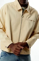 PacSun Tan Washed Canvas Gas Jacket