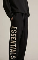 Fear of God Essentials Black Fleece Relaxed Sweatpants