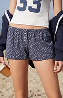 John Galt Navy Floral Keira Pajama Shorts