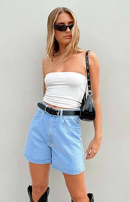 Princess Polly The Swalla Denim Shorts