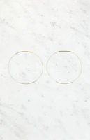John Galt Thin Hoop Earrings