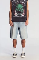 Pacsun Medium Indigo Denim Baggy Shorts