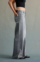 RARE DNM EDIT Light Gray Low Rise Baggy Jeans