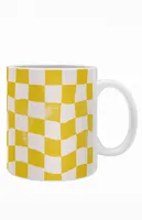 Yellow Checkerboard Coffee Mug