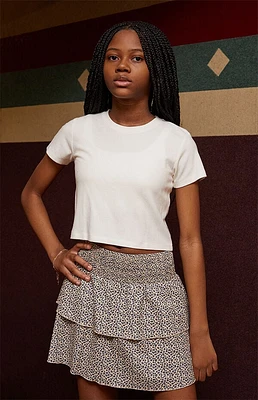 Pacsun Kids Solid Ribbed Skimmer T-Shirt