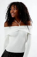 Glamorous Off-The-Shoulder Sweater