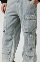 PacSun Light Indigo Baggy Cargo Jeans