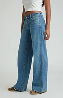 PacSun Casey Medium Indigo Low Rise Baggy Jeans