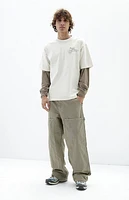 Pacsun Olive Extreme Baggy Carpenter Jeans
