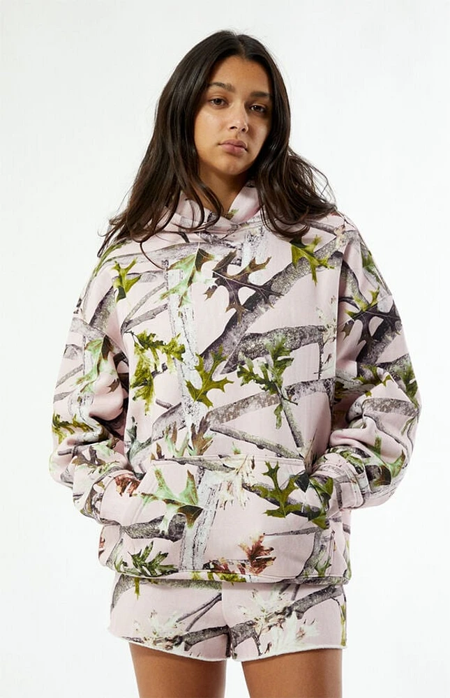 Pacsun Pink Camo Hoodie