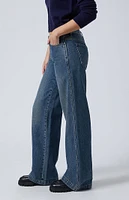 PacSun Casey Low Rise Baggy Jeans Dark Indigo Tint