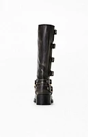 Steve Madden Women's Leather Rocky Boots
