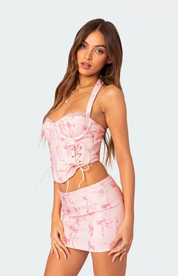 Makayla Printed Corset