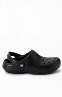 Crocs Women's Classic Lined Glitter Clogs