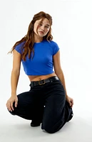 PS Basics by Pacsun Queen Cropped T-Shirt