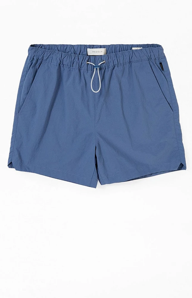 PacSun Blue Nylon Shorts