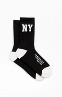 The Met x PacSun Black & White NY Crew Socks