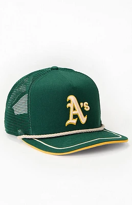 New Era Oakland A's Rope Trucker Hat