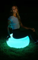 PoolCandy Air Candy Illuminated Color Changing LED Ottoman