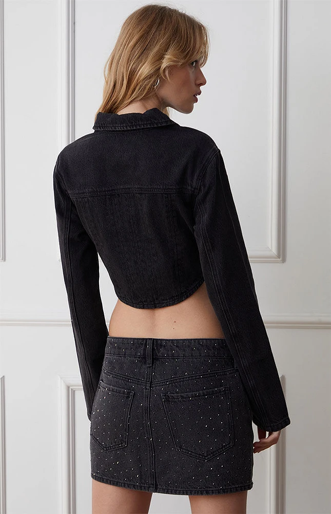 PacSun Cropped Corset Jacket